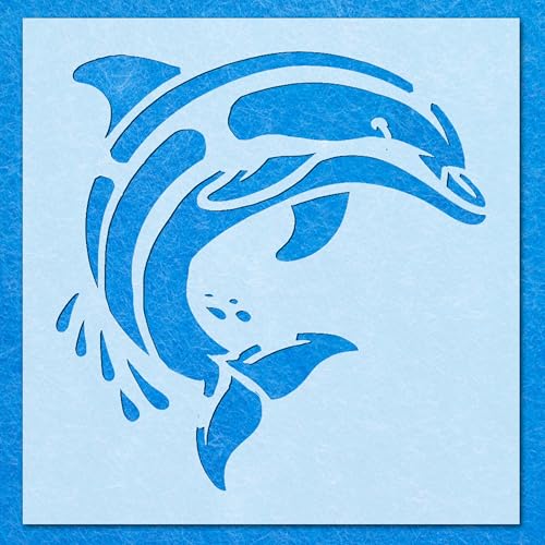 Schablonen Delfin, Meerestiere, 2 Schablonen, Mylar, Airbrush, Malerei, Wandkunst, Handwerk Schablonen Delfin, Meerestiere, 2 Schablonen, Mylar, Airbrush, Malerei, Wandkunst, Handwerk von LAZER NINJA