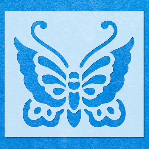 Schmetterling-Schablone 02, Mylar-Schablone, Airbrush-Malerei, Wandkunst, Handwerk Schmetterling-Schablone 02, Mylar-Schablone, Airbrush-Malerei, Wandkunst, Handwerk von LAZER NINJA