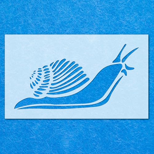 Snail Garden Bug Schablone: Mylar Airbrush Wandkunst Malerei Handwerk – 190 Mikron-A4 Schablone – Designgröße (257 x 135 mm) von LAZER NINJA