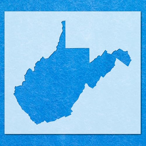 West Virginia Schablone, Mylar-Airbrush-Malerei, Wandkunst, Handwerk West Virginia Schablone, Mylar-Airbrush-Malerei, Wandkunst, Handwerk von LAZER NINJA