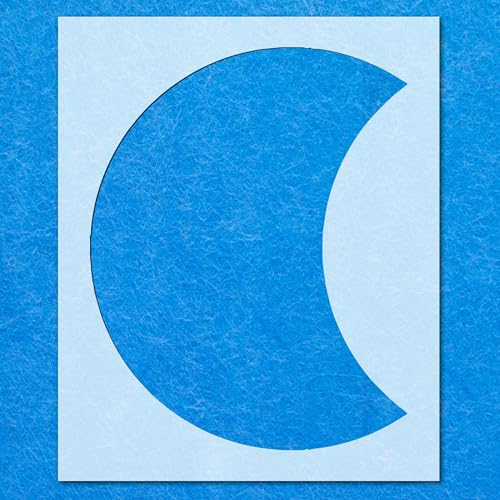 Wetter-Symbol Mond-Schablone, Mylar-Airbrush-Malerei, Wandkunst, Handwerk Wetter-Symbol Mond-Schablone, Mylar-Airbrush-Malerei, Wandkunst, Handwerk von LAZER NINJA