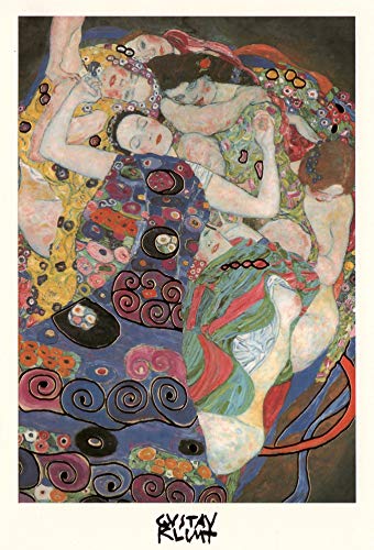 Gustav Klimt Kunstkarten Set 3 Motive Lebensbaum Der Kuss Die Jungfrau Klappkarte Künstler von LBG
