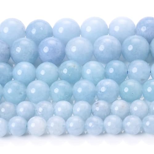 Naturstein Perlen Lava Türkise Tigerauge Achate Runde Lose Abstandsperlen für die Schmuckherstellung DIY Armband Halskette 4-12mm-Aquamarin,12mm ca. 30 Perlen Naturstein Perlen Lava Türkise Tigerauge Achate Runde Lose Abstandsperlen für die Schmuckherstellung DIY Armband Halskette 4-12mm-Aquamarin,12mm ca. 30 Perlen von LBGFXPZZB