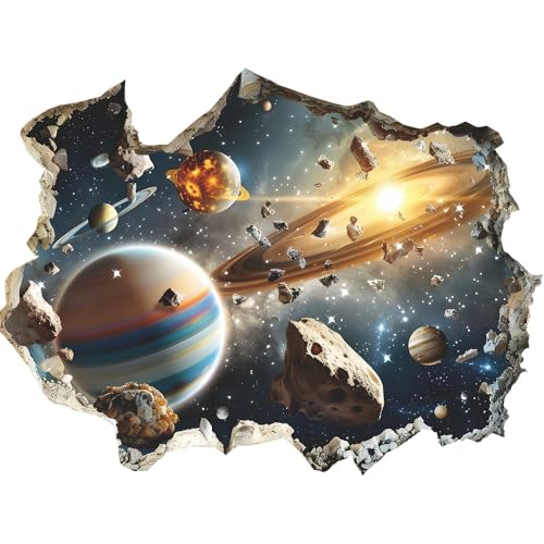 3D Weltraum Wandaufkleber Planeten Wandaufkleber 95cm x 71cm 3D Weltraum Wandaufkleber Planeten Wandaufkleber 95cm x 71cm von LBHSWWX