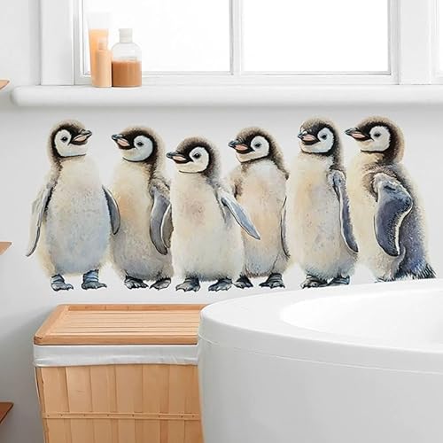 Pinguin Wandtattoo Aquarell Stil 57 x 27 cm Kinderzimmer Dekoration Pinguin Wandtattoo Aquarell Stil 57 x 27 cm Kinderzimmer Dekoration von LBHSWWX