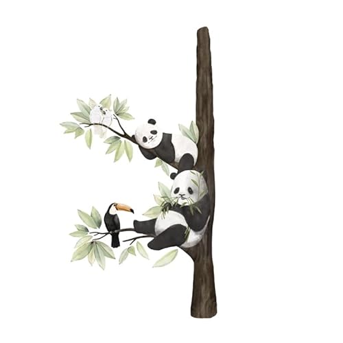 Wandtattoo Panda und Baum, Aquarell, Kinderzimmer, 116,2 x 58,6 cm, ablösbar Wandtattoo Panda und Baum, Aquarell, Kinderzimmer, 116,2 x 58,6 cm, ablösbar von LBHSWWX
