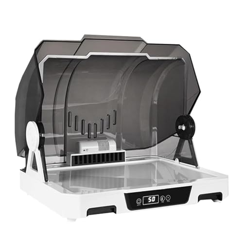 LBMED Airbrush-Spritzkabine, Hobby-Farbsprühtrocknungsbox Mit 90°-Staubschutz Und LCD-Display, Einstellbares 10-180-Minuten-Timing Und 20-50°C-Temperatur, 360°-Umluftbelüftung, Für Kunst Und Handwerk LBMED Airbrush-Spritzkabine, Hobby-Farbsprühtrocknungsbox Mit 90°-Staubschutz Und LCD-Display, Einstellbares 10-180-Minuten-Timing Und 20-50°C-Temperatur, 360°-Umluftbelüftung, Für Kunst Und Handwerk von LBMED