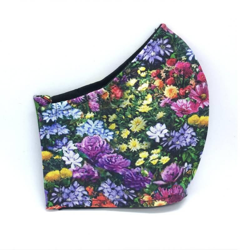 Gartenblumen-Gesichtsmaskenhülle Mit Nasendraht Und Filtertasche Kinder-Gesichtsmaske | Kleine Gesichtsmaske Xs Bis Xl Masken Muttertagsgeschenk von LCDArtShop