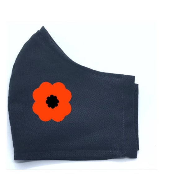 Poppy Gesichtsmaske Mit Nasendraht & Filtertasche Kinder Volkstrauertag Kleine | Xs Bis Xl Masken von LCDArtShop