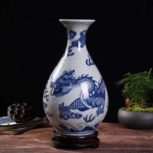 Dekoration für den Innenbereich, Schlafzimmer, Wohnzimmer, Arbeitszimmer, Desktop-Dekorationen, dekorative Vase, rustikal, dekoriert, chinesische Keramikvasen, Porzellan-Gläser, chinesische Windvase Dekoration für den Innenbereich, Schlafzimmer, Wohnzimmer, Arbeitszimmer, Desktop-Dekorationen, dekorative Vase, rustikal, dekoriert, chinesische Keramikvasen, Porzellan-Gläser, chinesische Windvase von LCHJX