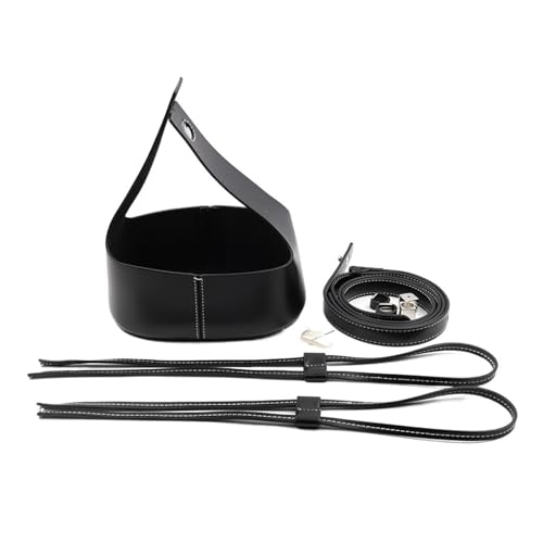 Diy-Kit Zur Herstellung Einer Ledertasche 7-teiliges Set, handgefertigte Handtasche, Schultergurt, gewebtes Taschen-Set, hohler Kordelzug, Eimertaschen, Leder, DIY-Rucksack mit Taschenbodengürtel(Blac Diy-Kit Zur Herstellung Einer Ledertasche 7-teiliges Set, handgefertigte Handtasche, Schultergurt, gewebtes Taschen-Set, hohler Kordelzug, Eimertaschen, Leder, DIY-Rucksack mit Taschenbodengürtel(Blac von LCKKJHG