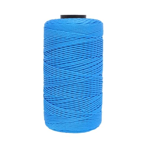 HäKelgarn 3-strängiger Polypropylen-Eis-Seidenfaden DIY Handstricken Tasche Hut Schuhe Garn Sommer Häkelfaden(Color 12) von LCKKJHG