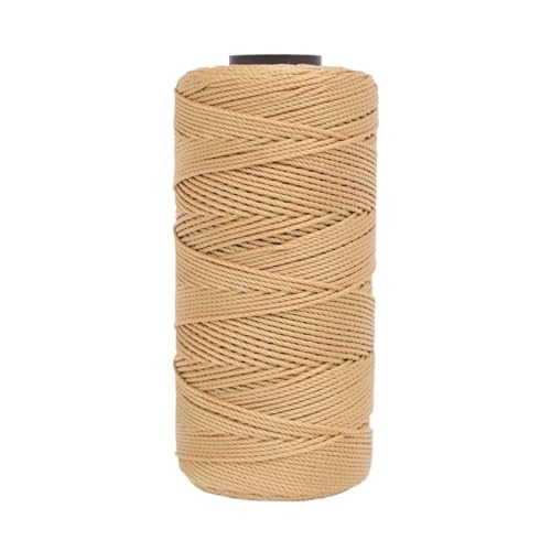 HäKelgarn 3-strängiger Polypropylen-Eis-Seidenfaden DIY Handstricken Tasche Hut Schuhe Garn Sommer Häkelfaden(Color 38) von LCKKJHG