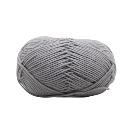 HäKelgarn 5 Bälle * 50 g weiches Seidenmilch-Baumwollgarn dickes Garn for Stricken von Wolle, Häkelgarn, Webfaden(Color 11) von LCKKJHG