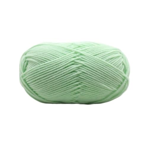 HäKelgarn 5 Bälle * 50 g weiches Seidenmilch-Baumwollgarn dickes Garn for Stricken von Wolle, Häkelgarn, Webfaden(Color 15) von LCKKJHG