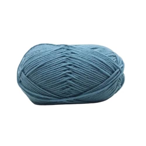 HäKelgarn 5 Bälle * 50 g weiches Seidenmilch-Baumwollgarn dickes Garn for Stricken von Wolle, Häkelgarn, Webfaden(Color 17) von LCKKJHG