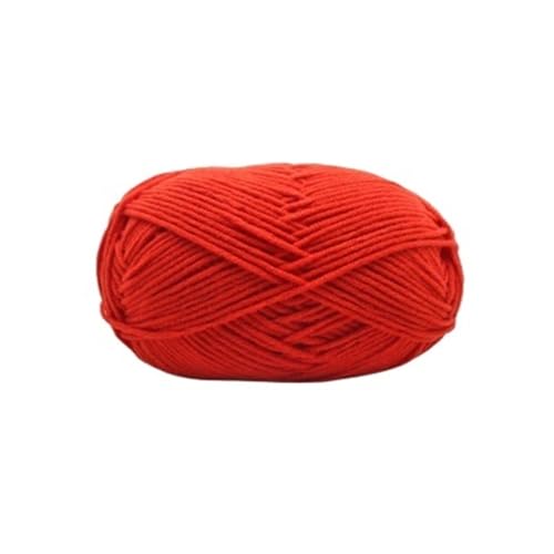 HäKelgarn 5 Bälle * 50 g weiches Seidenmilch-Baumwollgarn dickes Garn for Stricken von Wolle, Häkelgarn, Webfaden(Color 20) von LCKKJHG