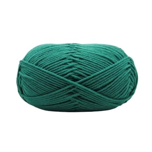 HäKelgarn 5 Bälle * 50 g weiches Seidenmilch-Baumwollgarn dickes Garn for Stricken von Wolle, Häkelgarn, Webfaden(Color 22) von LCKKJHG