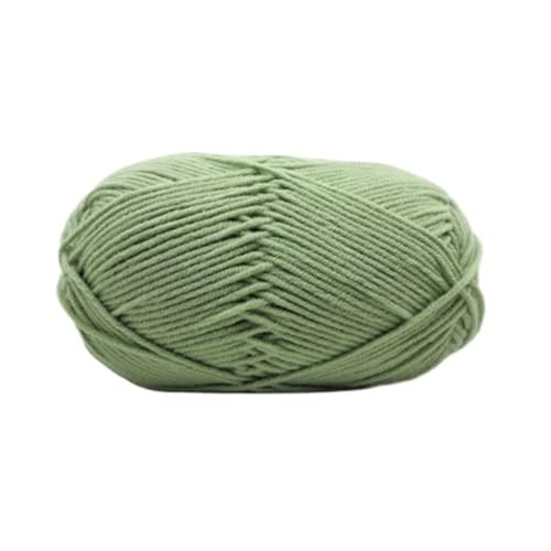 HäKelgarn 5 Bälle * 50 g weiches Seidenmilch-Baumwollgarn dickes Garn for Stricken von Wolle, Häkelgarn, Webfaden(Color 25) von LCKKJHG