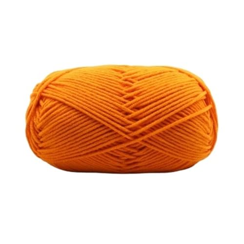 HäKelgarn 5 Bälle * 50 g weiches Seidenmilch-Baumwollgarn dickes Garn for Stricken von Wolle, Häkelgarn, Webfaden(Color 30) von LCKKJHG