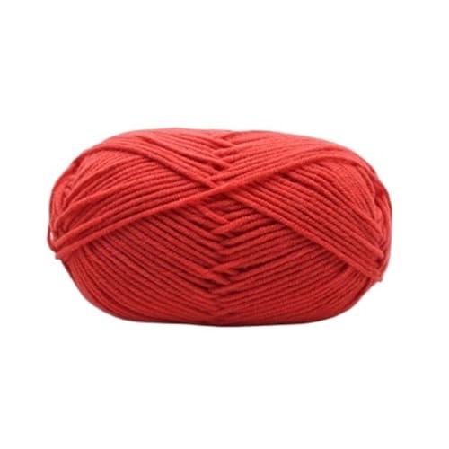 HäKelgarn 5 Bälle * 50 g weiches Seidenmilch-Baumwollgarn dickes Garn for Stricken von Wolle, Häkelgarn, Webfaden(Color 31) von LCKKJHG