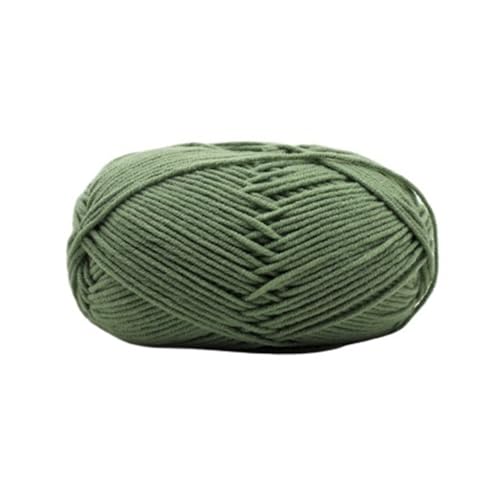 HäKelgarn 5 Bälle * 50 g weiches Seidenmilch-Baumwollgarn dickes Garn for Stricken von Wolle, Häkelgarn, Webfaden(Color 32) von LCKKJHG