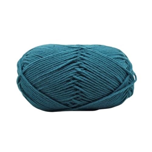 HäKelgarn 5 Bälle * 50 g weiches Seidenmilch-Baumwollgarn dickes Garn for Stricken von Wolle, Häkelgarn, Webfaden(Color 33) von LCKKJHG