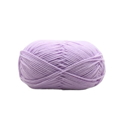 HäKelgarn 5 Bälle * 50 g weiches Seidenmilch-Baumwollgarn dickes Garn for Stricken von Wolle, Häkelgarn, Webfaden(Color 4) von LCKKJHG