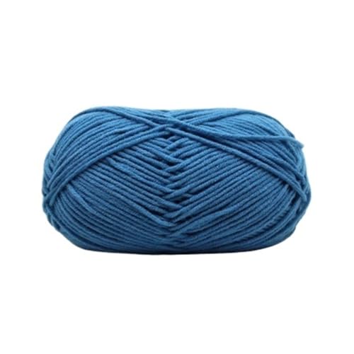 HäKelgarn 5 Bälle * 50 g weiches Seidenmilch-Baumwollgarn dickes Garn for Stricken von Wolle, Häkelgarn, Webfaden(Color 42) von LCKKJHG