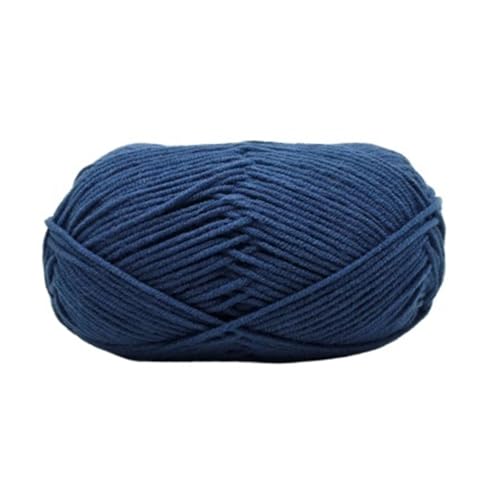 HäKelgarn 5 Bälle * 50 g weiches Seidenmilch-Baumwollgarn dickes Garn for Stricken von Wolle, Häkelgarn, Webfaden(Color 44) von LCKKJHG