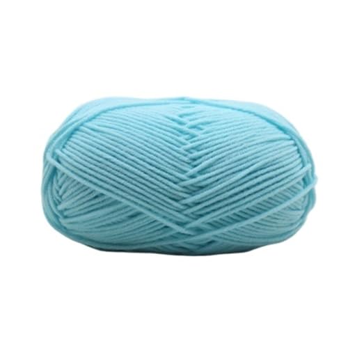 HäKelgarn 5 Bälle * 50 g weiches Seidenmilch-Baumwollgarn dickes Garn for Stricken von Wolle, Häkelgarn, Webfaden(Color 47) von LCKKJHG
