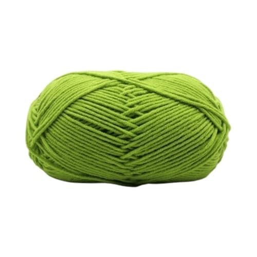 HäKelgarn 5 Bälle * 50 g weiches Seidenmilch-Baumwollgarn dickes Garn for Stricken von Wolle, Häkelgarn, Webfaden(Color 48) von LCKKJHG