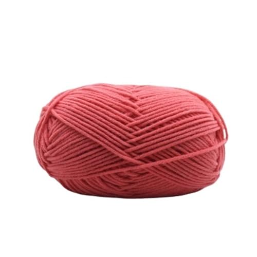 HäKelgarn 5 Bälle * 50 g weiches Seidenmilch-Baumwollgarn dickes Garn for Stricken von Wolle, Häkelgarn, Webfaden(Color 50) von LCKKJHG