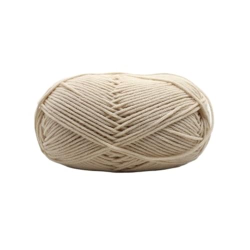 HäKelgarn 5 Bälle * 50 g weiches Seidenmilch-Baumwollgarn dickes Garn for Stricken von Wolle, Häkelgarn, Webfaden(Color 53) von LCKKJHG