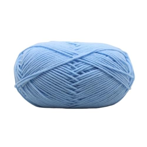 HäKelgarn 5 Bälle * 50 g weiches Seidenmilch-Baumwollgarn dickes Garn for Stricken von Wolle, Häkelgarn, Webfaden(Color 54) von LCKKJHG