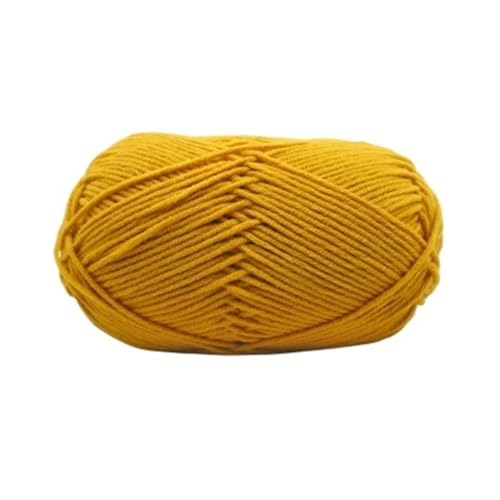 HäKelgarn 5 Bälle * 50 g weiches Seidenmilch-Baumwollgarn dickes Garn for Stricken von Wolle, Häkelgarn, Webfaden(Color 56) von LCKKJHG
