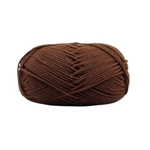 HäKelgarn 5 Bälle * 50 g weiches Seidenmilch-Baumwollgarn dickes Garn for Stricken von Wolle, Häkelgarn, Webfaden(Color 61) von LCKKJHG