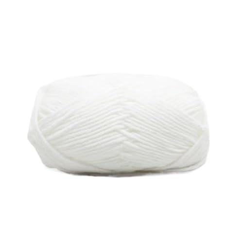 HäKelgarn 5 Bälle * 50 g weiches Seidenmilch-Baumwollgarn dickes Garn for Stricken von Wolle, Häkelgarn, Webfaden(Color 63) von LCKKJHG