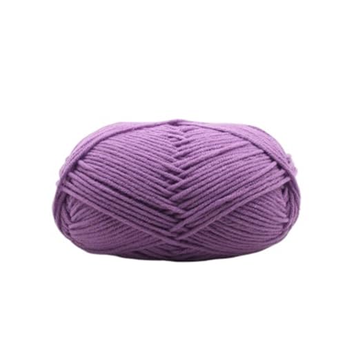 HäKelgarn 5 Bälle * 50 g weiches Seidenmilch-Baumwollgarn dickes Garn for Stricken von Wolle, Häkelgarn, Webfaden(Color 8) von LCKKJHG