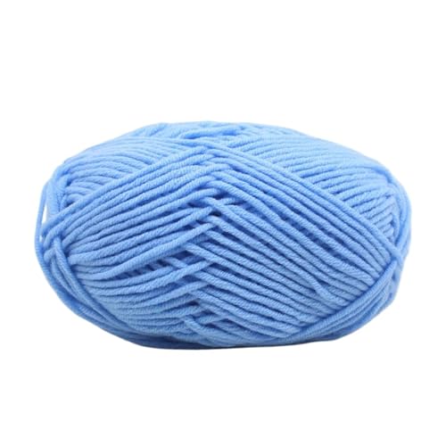 HäKelgarn Baumwollstrickwolle Garn Handarbeit gefärbt handgewebt for Häkeln Handwerk Pullover Hut Puppen Nähen Strickwerkzeuge(Color 11) von LCKKJHG