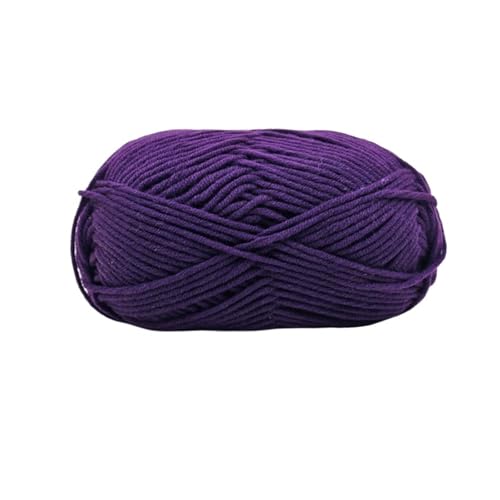 HäKelgarn Baumwollstrickwolle Garn Handarbeit gefärbt handgewebt for Häkeln Handwerk Pullover Hut Puppen Nähen Strickwerkzeuge(Color 17) von LCKKJHG