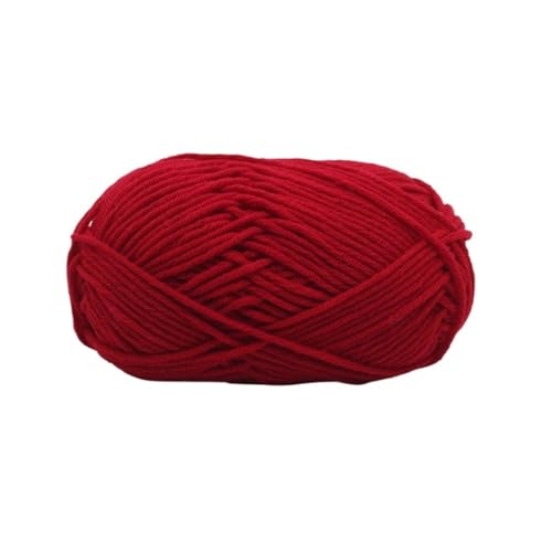 HäKelgarn Baumwollstrickwolle Garn Handarbeit gefärbt handgewebt for Häkeln Handwerk Pullover Hut Puppen Nähen Strickwerkzeuge(Color 27) von LCKKJHG