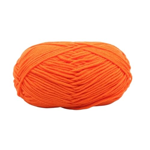 HäKelgarn Baumwollstrickwolle Garn Handarbeit gefärbt handgewebt for Häkeln Handwerk Pullover Hut Puppen Nähen Strickwerkzeuge(Color 35) von LCKKJHG