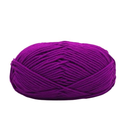 HäKelgarn Baumwollstrickwolle Garn Handarbeit gefärbt handgewebt for Häkeln Handwerk Pullover Hut Puppen Nähen Strickwerkzeuge(Color 36) von LCKKJHG