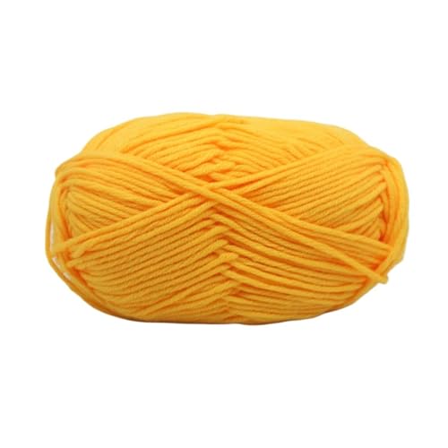 HäKelgarn Baumwollstrickwolle Garn Handarbeit gefärbt handgewebt for Häkeln Handwerk Pullover Hut Puppen Nähen Strickwerkzeuge(Color 4) von LCKKJHG