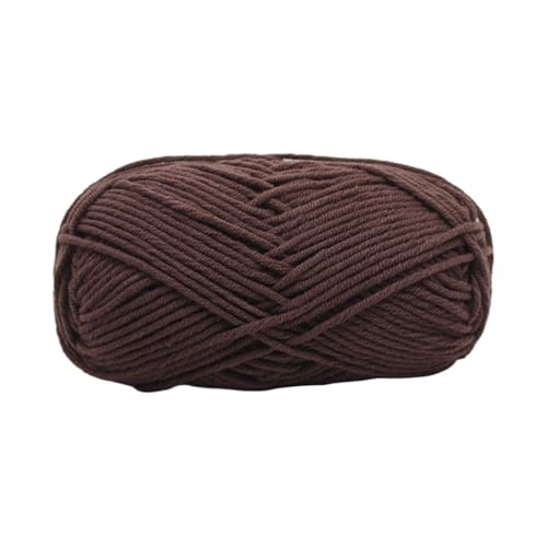 HäKelgarn Baumwollstrickwolle Garn Handarbeit gefärbt handgewebt for Häkeln Handwerk Pullover Hut Puppen Nähen Strickwerkzeuge(Color 57) von LCKKJHG