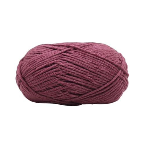 HäKelgarn Baumwollstrickwolle Garn Handarbeit gefärbt handgewebt for Häkeln Handwerk Pullover Hut Puppen Nähen Strickwerkzeuge(Color 68) von LCKKJHG