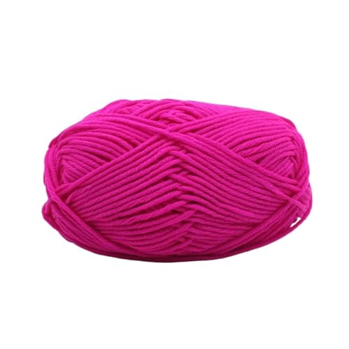 HäKelgarn Baumwollstrickwolle Garn Handarbeit gefärbt handgewebt for Häkeln Handwerk Pullover Hut Puppen Nähen Strickwerkzeuge(Color 8) von LCKKJHG