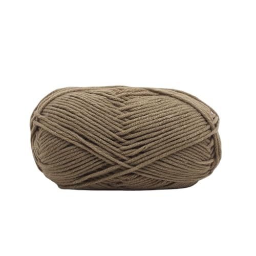 HäKelgarn Baumwollstrickwolle Garn Handarbeit gefärbt handgewebt for Häkeln Handwerk Pullover Hut Puppen Nähen Strickwerkzeuge(Color 82) von LCKKJHG