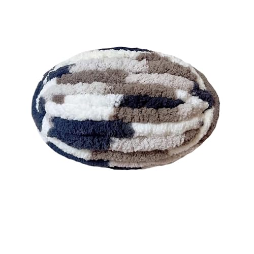 HäKelgarn Grobe Garne for Stricken und Häkeln von Deckenkissen, mehrfarbig, dicke Linie, weiches, warmes Häkelgarn, Schallinie(Coffee-Cleverness) von LCKKJHG